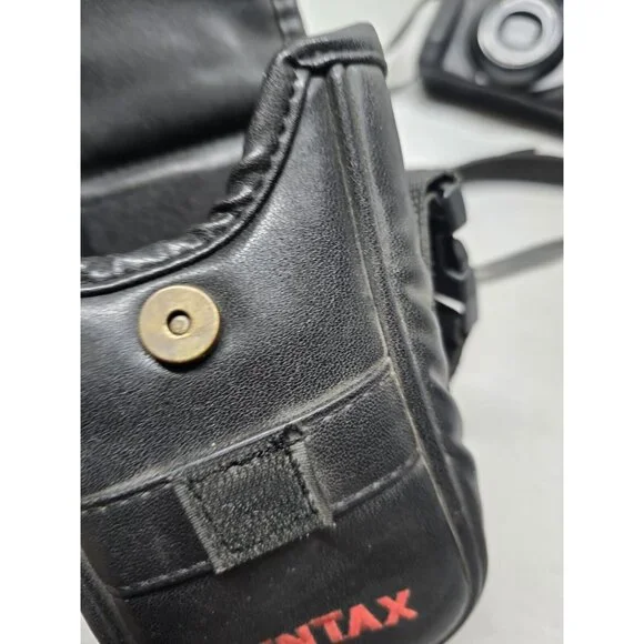 Pentax Zoom-90 Black Tele-Macro Auto Focus Point & Shoot Film Camera With Case - Picture 3 of 16